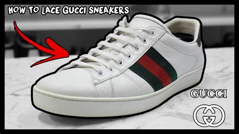 gucci men's lace up sneakers|Gucci replacement shoe laces.